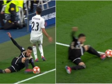 ¿Salió el balón en el tercer gol del Ajax ante el Madrid? ¿Salió el balón en el tercer gol del Ajax ante el Madrid?