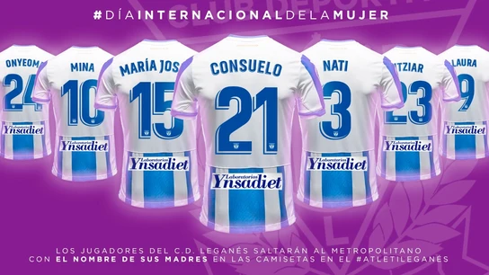 Las camisetas del Leganés para el duelo del Wanda Metropolitano Las camisetas del Leganés para el duelo del Wanda Metropolitano