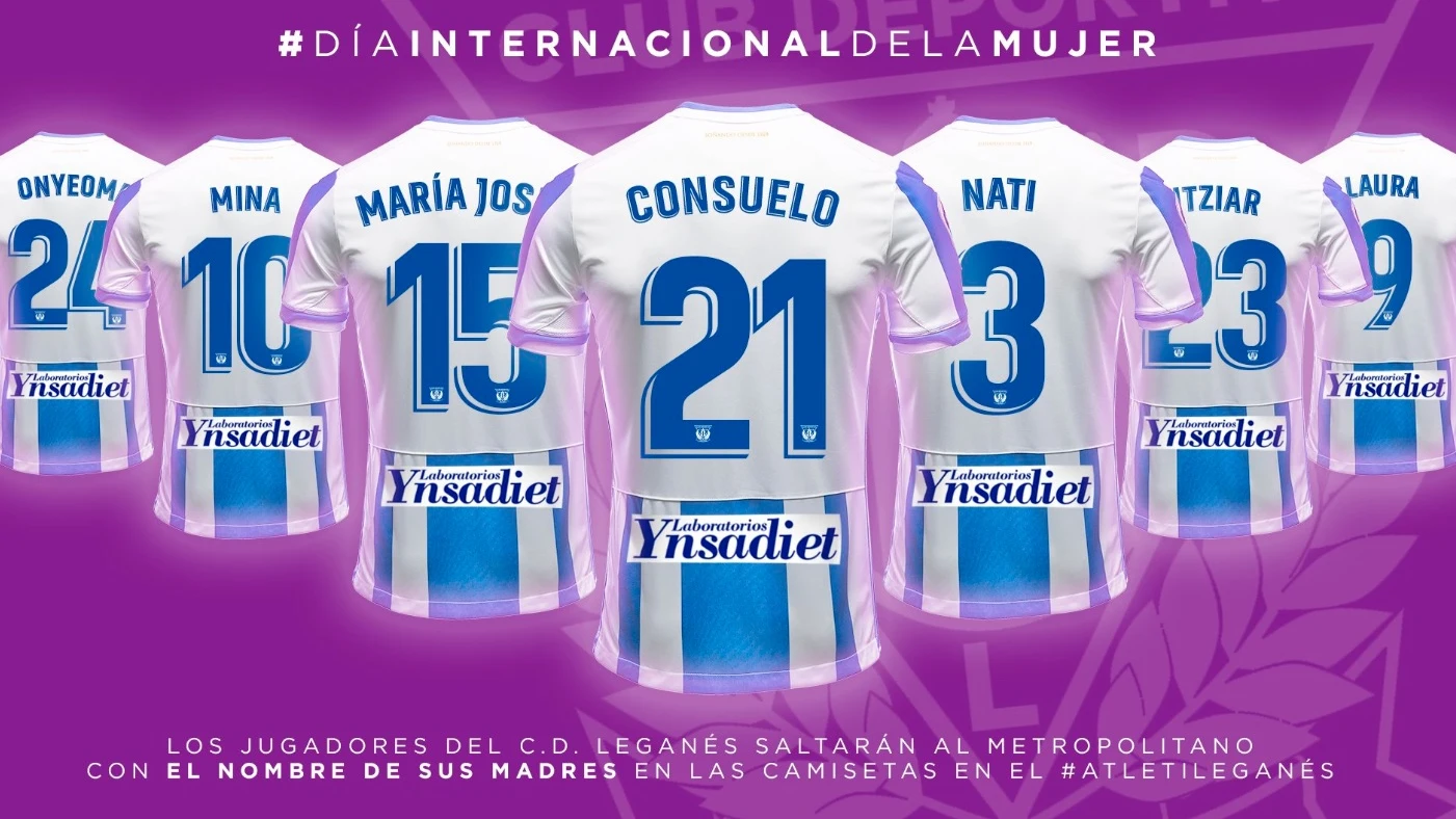 Las camisetas del Leganés para el duelo del Wanda Metropolitano