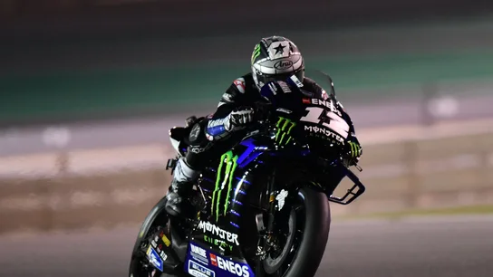 Maverick Viñales, durante la clasificación del GP de Catar Maverick Viñales, durante la clasificación del GP de Catar