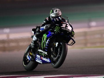 Maverick Viñales, durante la clasificación del GP de Catar Maverick Viñales, durante la clasificación del GP de Catar