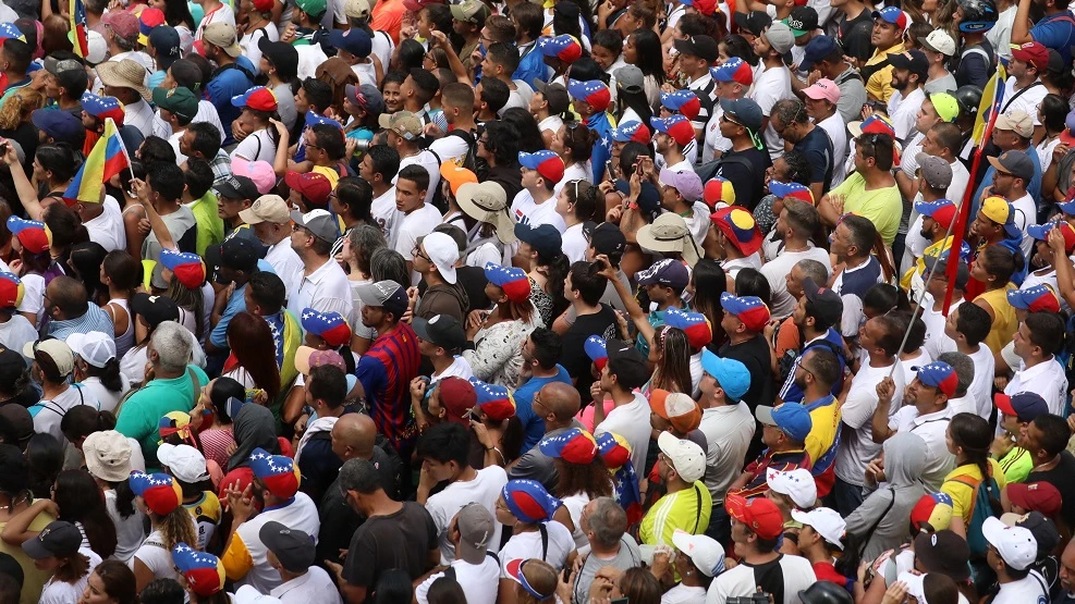 Imagen de manifestación en Venezuela 