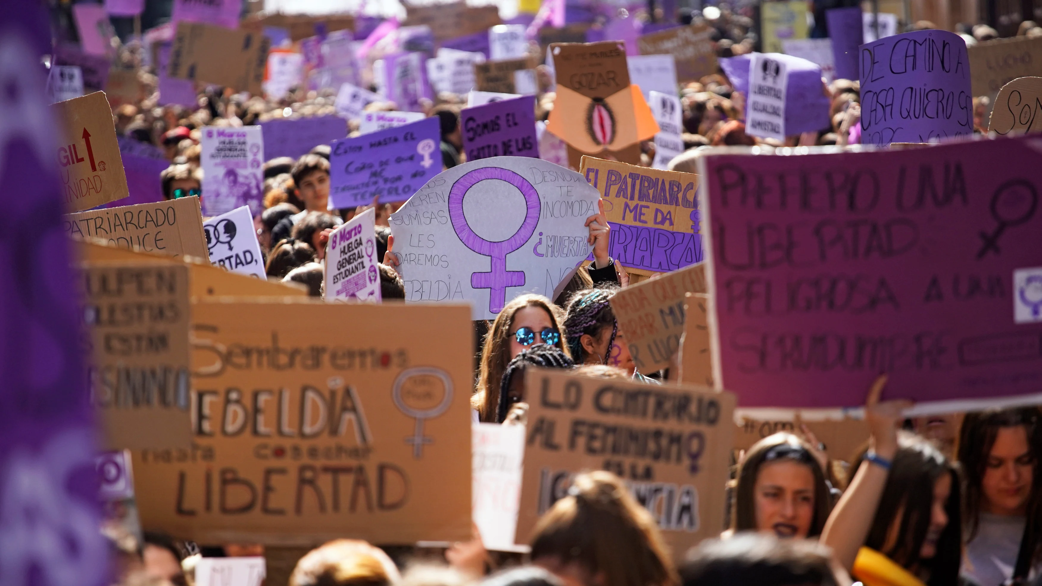 Manifestación feminista 8-M