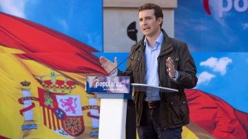 El presidente del PP Pablo Casado