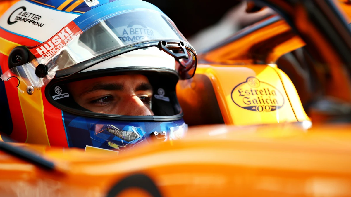 Carlos Sainz, en el McLaren