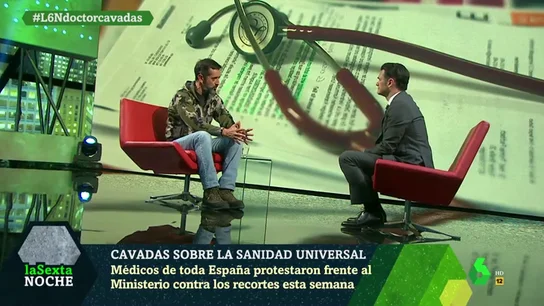 Pedro Cavadas, en laSexta Noche Pedro Cavadas, en laSexta Noche