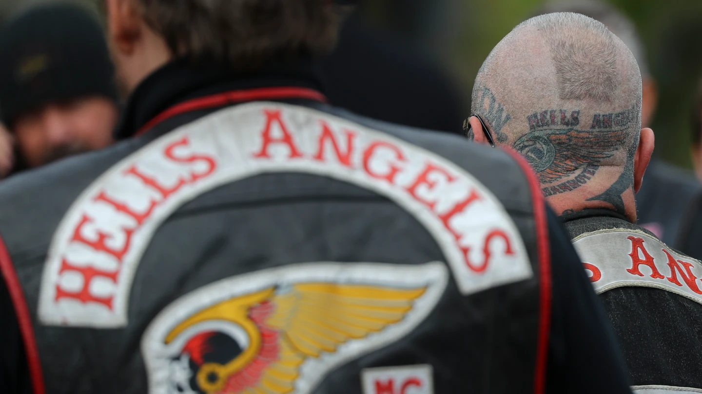 Miembros de los 'Ángeles del Infierno'. Miembros de los 'Ángeles del Infierno'.