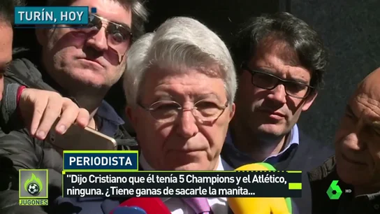 Cerezo: "No todos tienen la suerte de tener las Champions que tiene Cristiano Ronaldo" Cerezo: "No todos tienen la suerte de tener las Champions que tiene Cristiano Ronaldo"