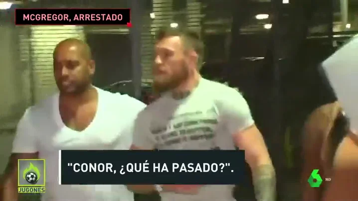 Detienen a Conor McGregor en Miami por destrozar y robar el móvil de un fan