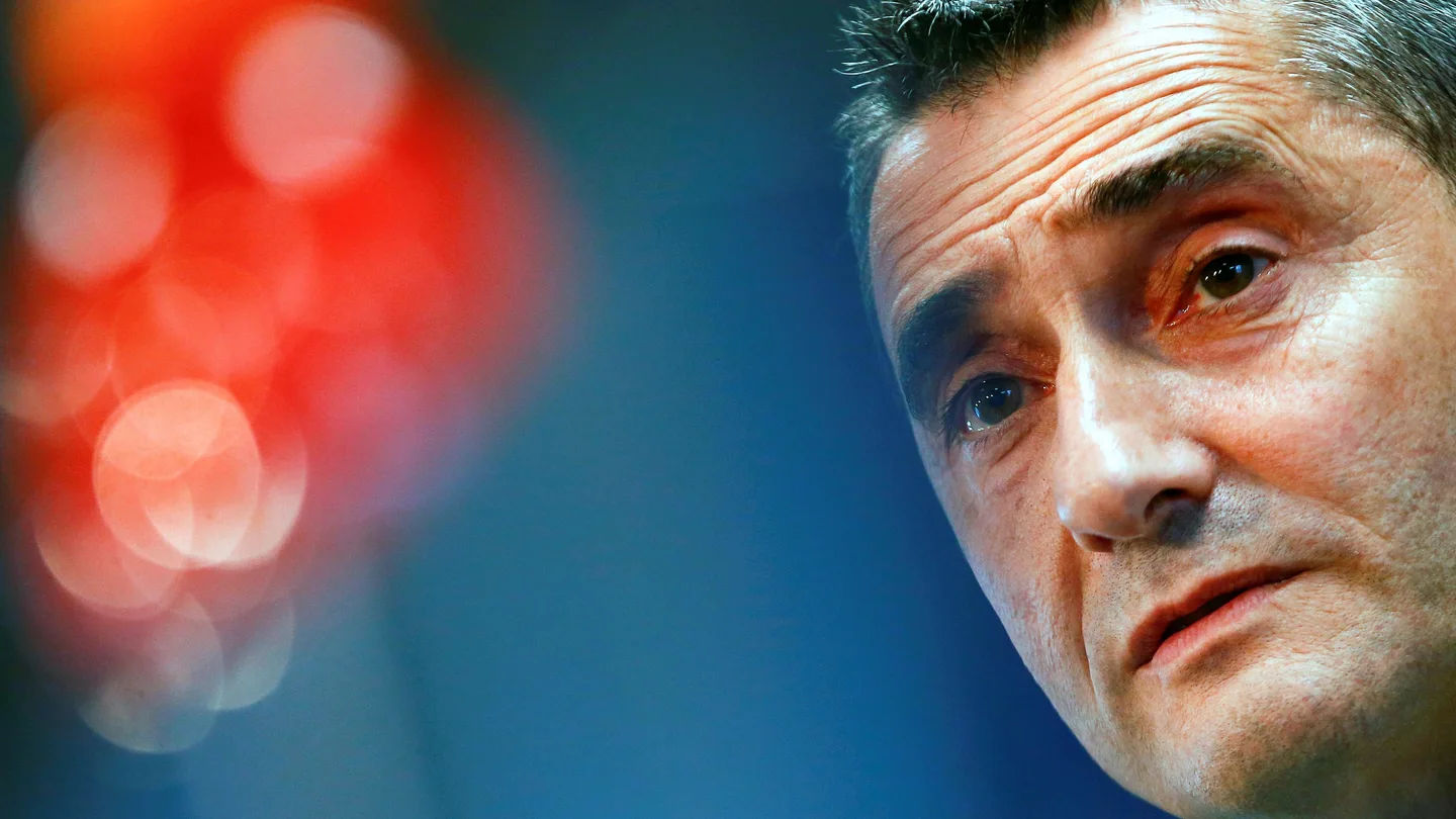 Ernesto Valverde, en rueda de prensa Ernesto Valverde, en rueda de prensa