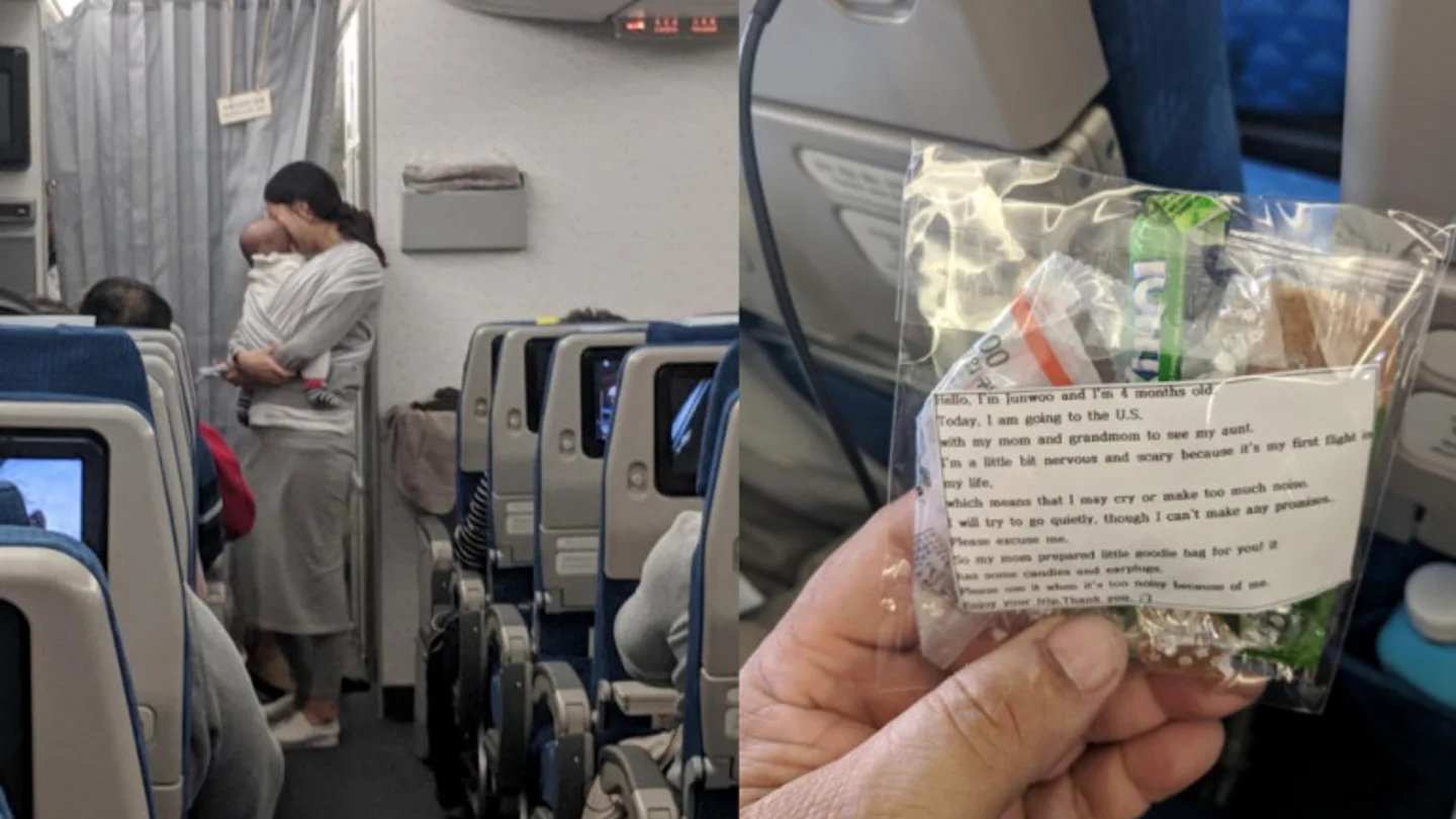 Vista de los tapones que repartió una mujer en un avión. Vista de los tapones que repartió una mujer en un avión.