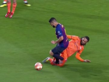 El penalti sobre Luis Suárez El penalti sobre Luis Suárez