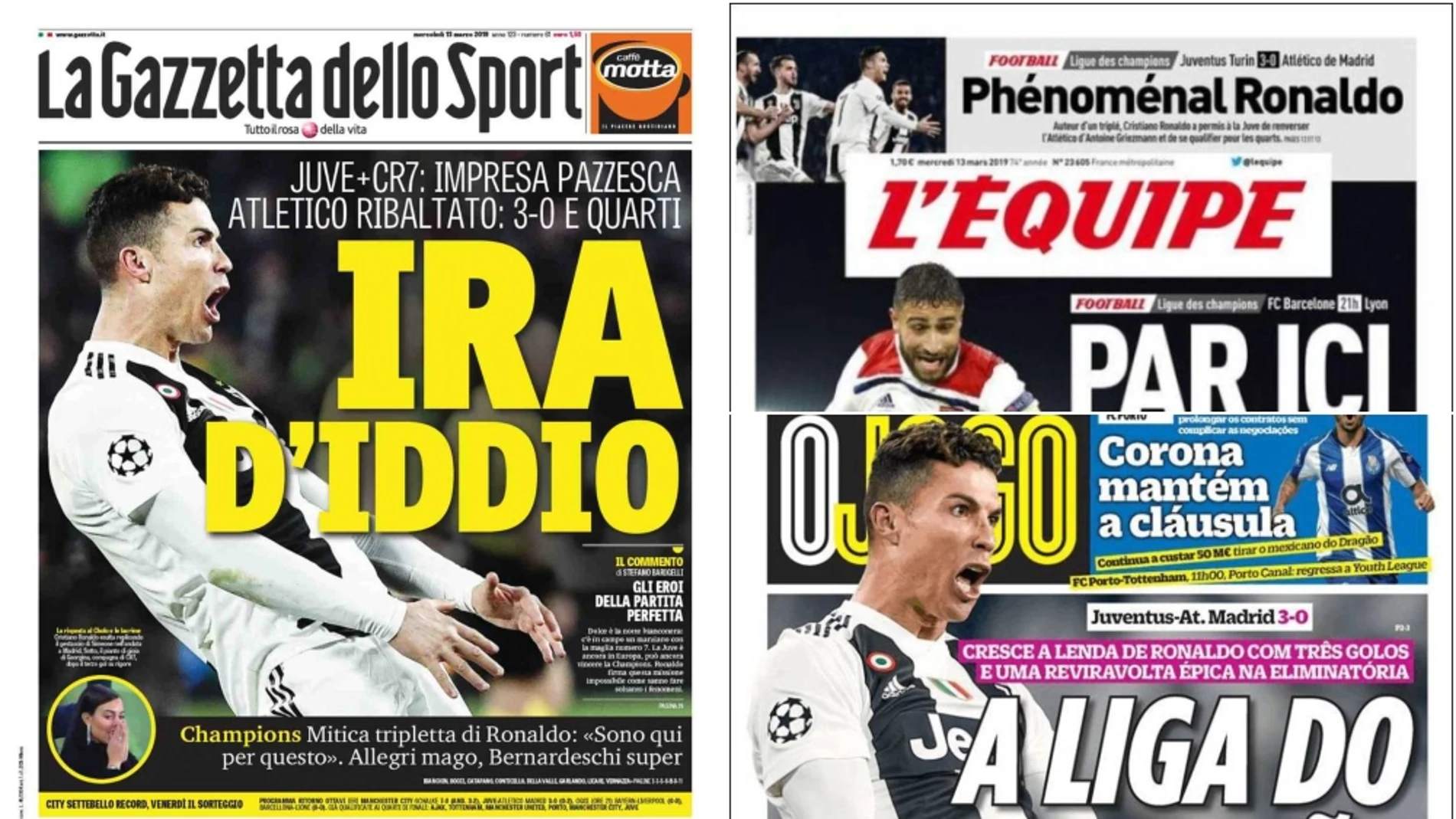 La prensa mundial alaba la actuación de Cristiano Ronaldo