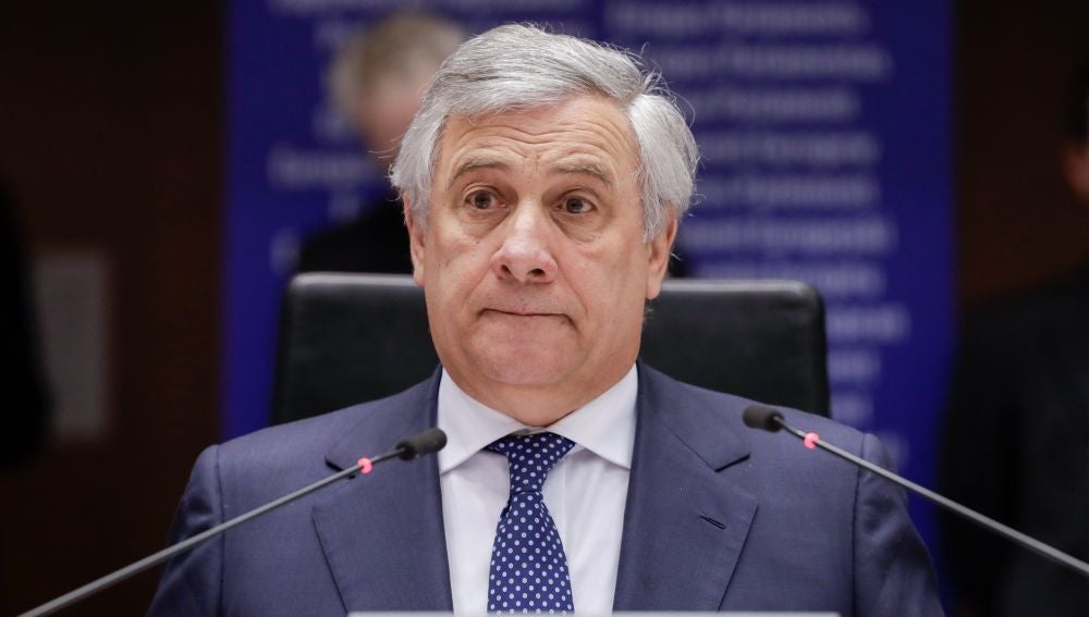 El presidente del Parlamento Europeo, Antonio Tajani