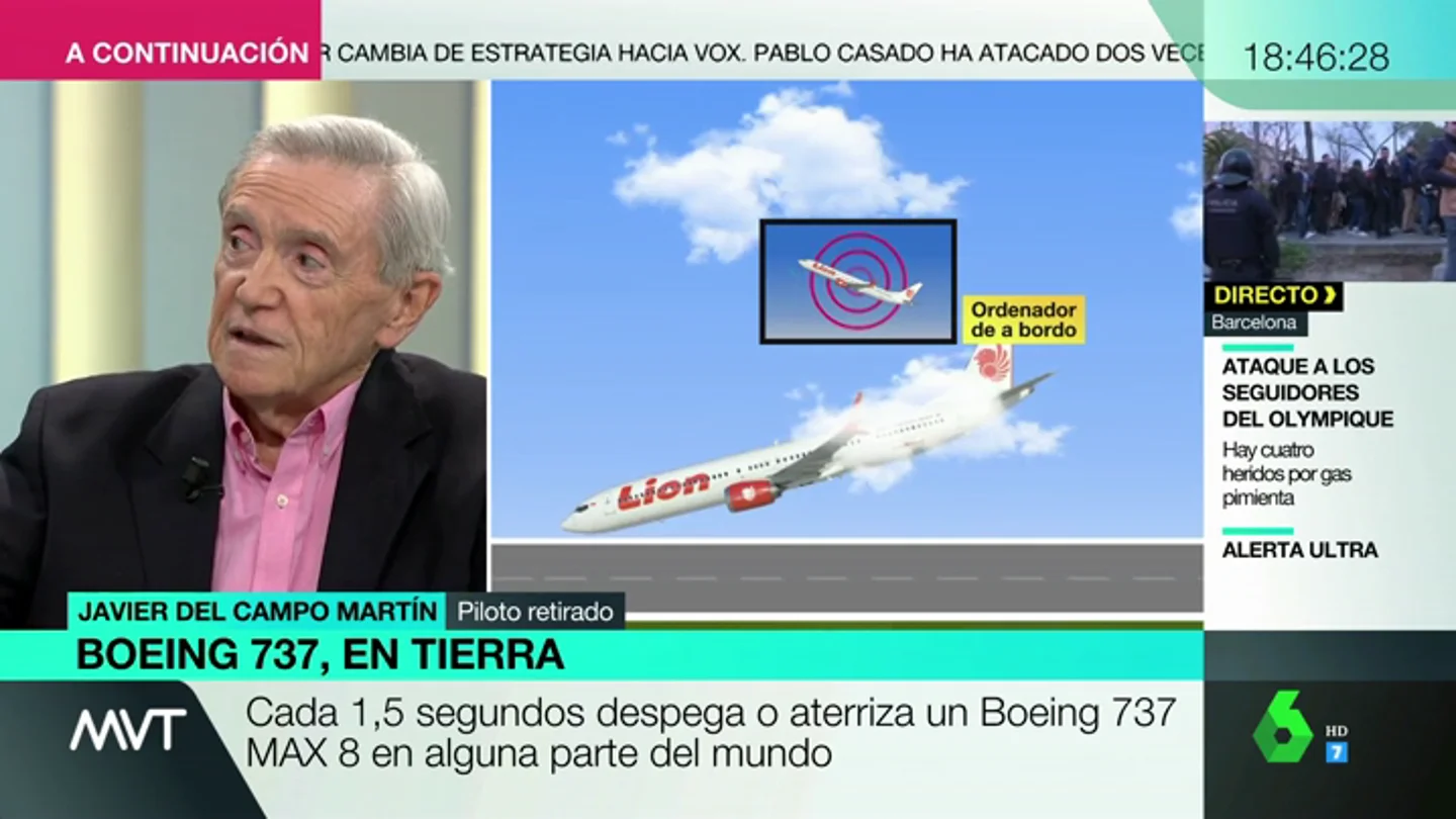 ¿Estaba entrenada la tripulación para utilizar el 'software' de control del avión Boeing 737 MAX 8? ¿Estaba entrenada la tripulación para utilizar el 'software' de control del avión Boeing 737 MAX 8?