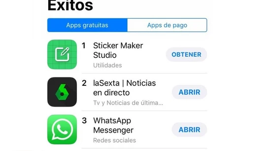 La app de laSexta, en el número dos de los éxitos de Android La app de laSexta, en el número dos de los éxitos de Android