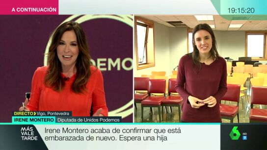 Irene Montero: "Tengo tres poderosas razones para mejorar la sociedad"