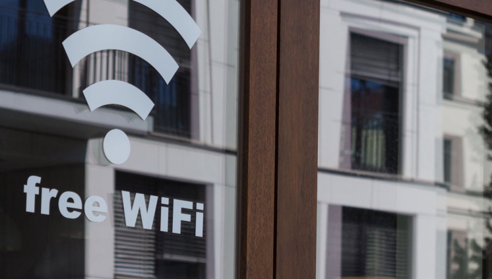 Señal de Wifi gratis en un establecimiento