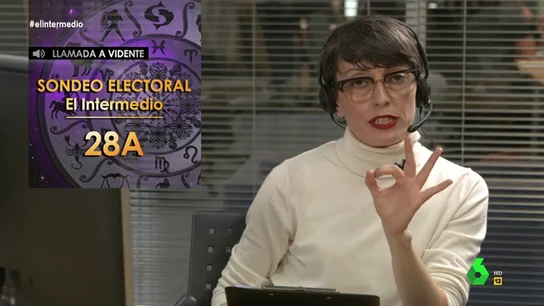 Thais Villas consulta a una vidente sobre las elecciones del 28A Thais Villas consulta a una vidente sobre las elecciones del 28A