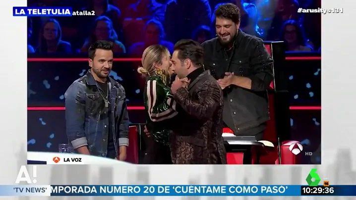 David Bustamante y Karol G muestran su complicidad bailando kizomba en 'La Voz'