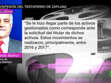 Exclusiva | Hablamos con el testaferro de Zaplana: "Actué como gestor de activos de su pertenencia" Exclusiva | Hablamos con el testaferro de Zaplana: "Actué como gestor de activos de su pertenencia"