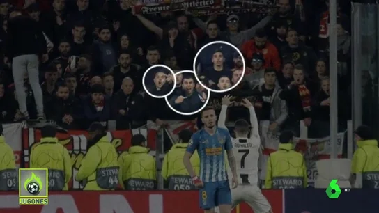 Cristiano Ronaldo podría recibir un partido de sanción: la foto que demuestra que hizo el gesto a la afición del Atleti Cristiano Ronaldo podría recibir un partido de sanción: la foto que demuestra que hizo el gesto a la afición del Atleti