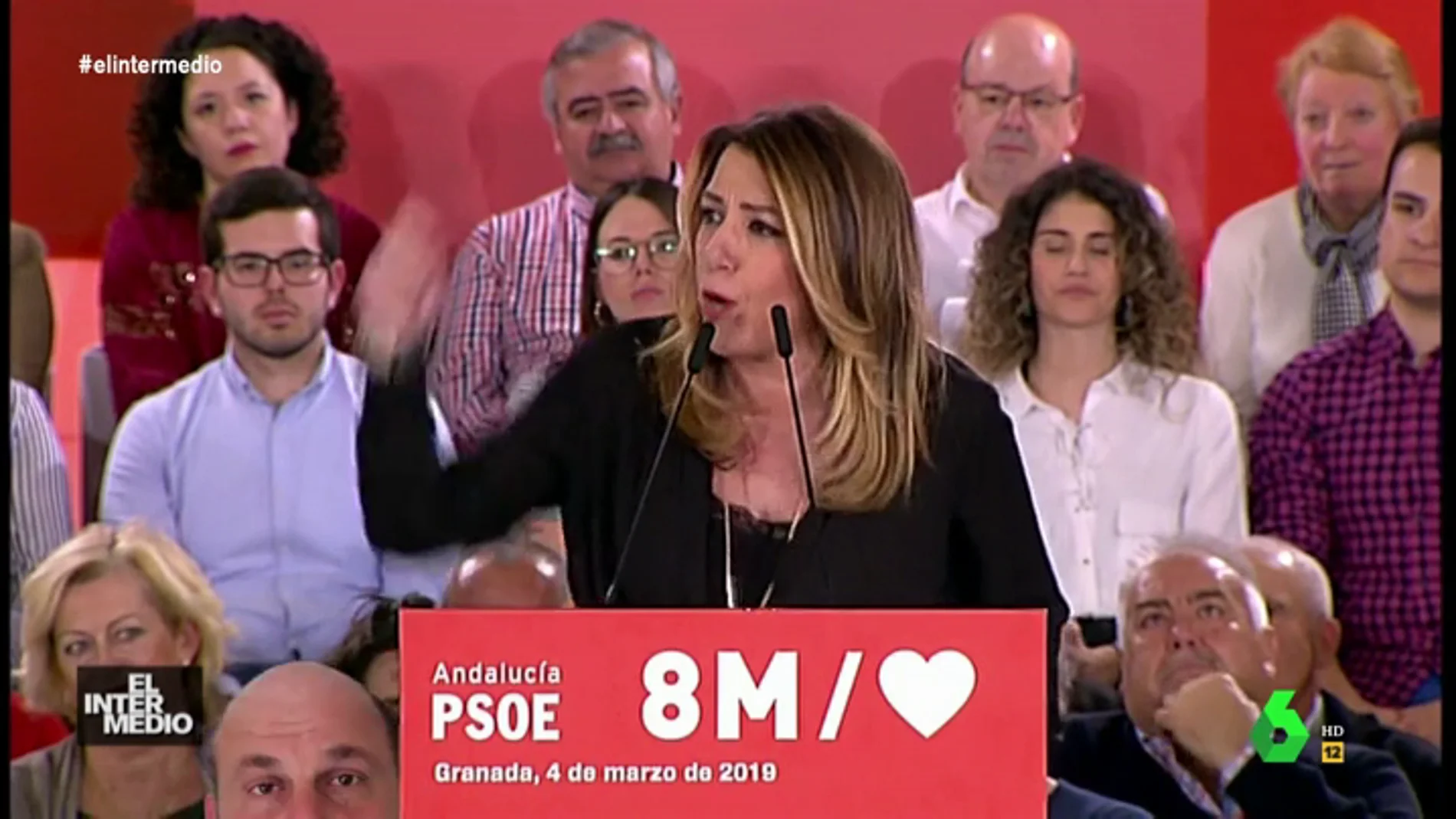 #VídeosManipulados: Así de contundente se muestra Susana Díaz al hablar de las elecciones del 28A