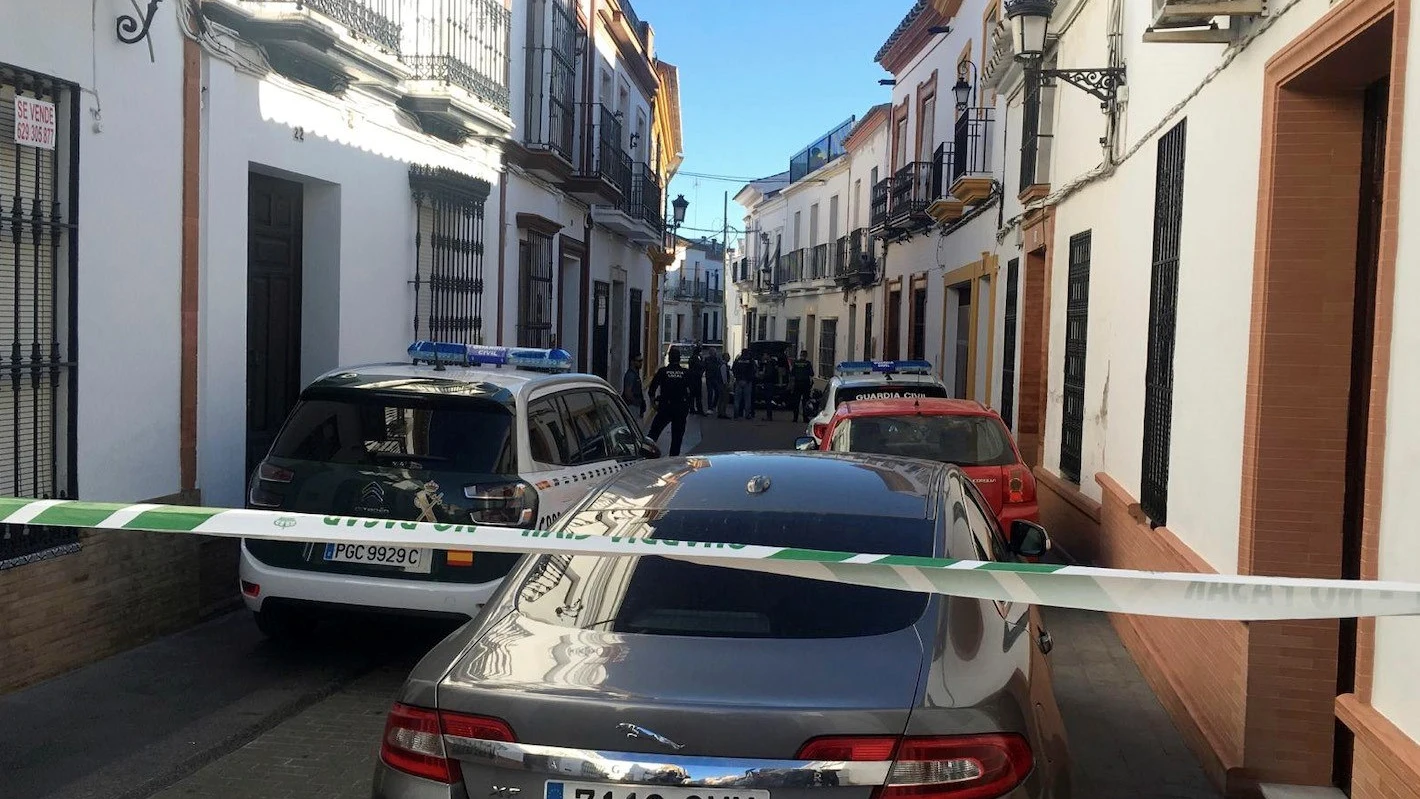 Vista de la calle de la localidad onubense de Bollullos Par del Condado