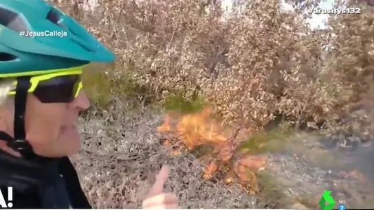 La indignación de Jesús Calleja al encontrarse con varios fuegos provocados en un monte de León La indignación de Jesús Calleja al encontrarse con varios fuegos provocados en un monte de León