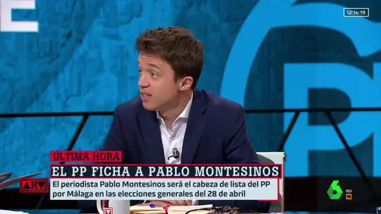 Íñigo Errejón en ARV Íñigo Errejón en ARV