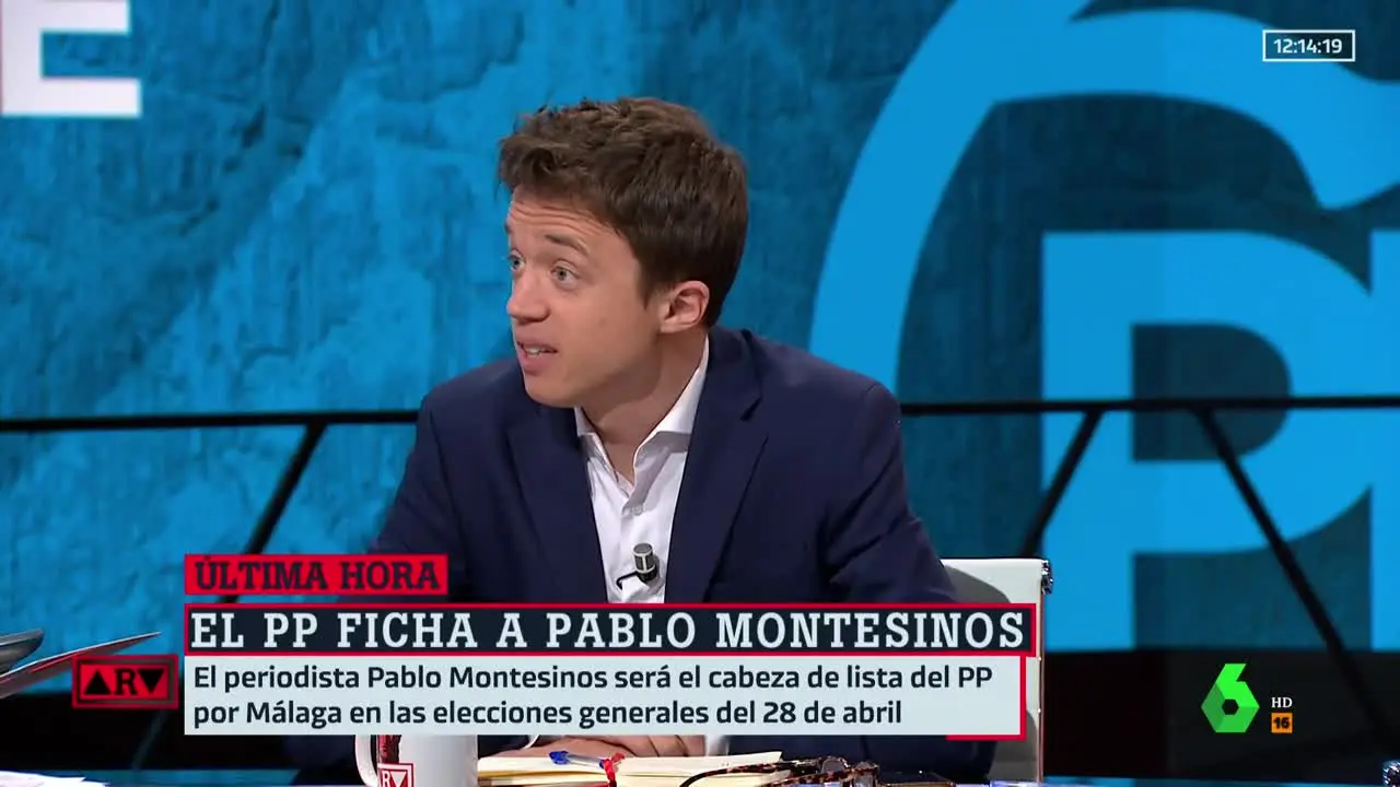 Íñigo Errejón en ARV Íñigo Errejón en ARV