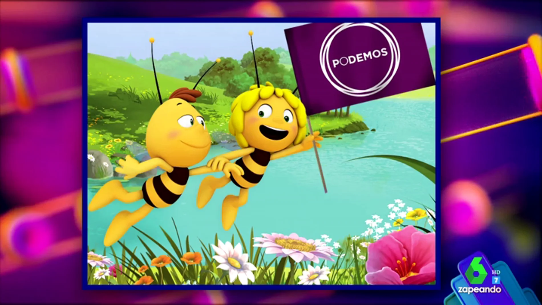 Peppa Pig', del PSOE o 'La abeja Maya', de Podemos Peppa Pig', del PSOE o 'La abeja Maya', de Podemos