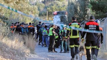 Equipos de rescate en Godella (Valencia)