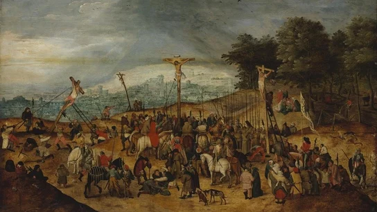 El cuadro de 'La Crucifixión', del pintor flamenco Pieter Brueghel el Joven. El cuadro de 'La Crucifixión', del pintor flamenco Pieter Brueghel el Joven.