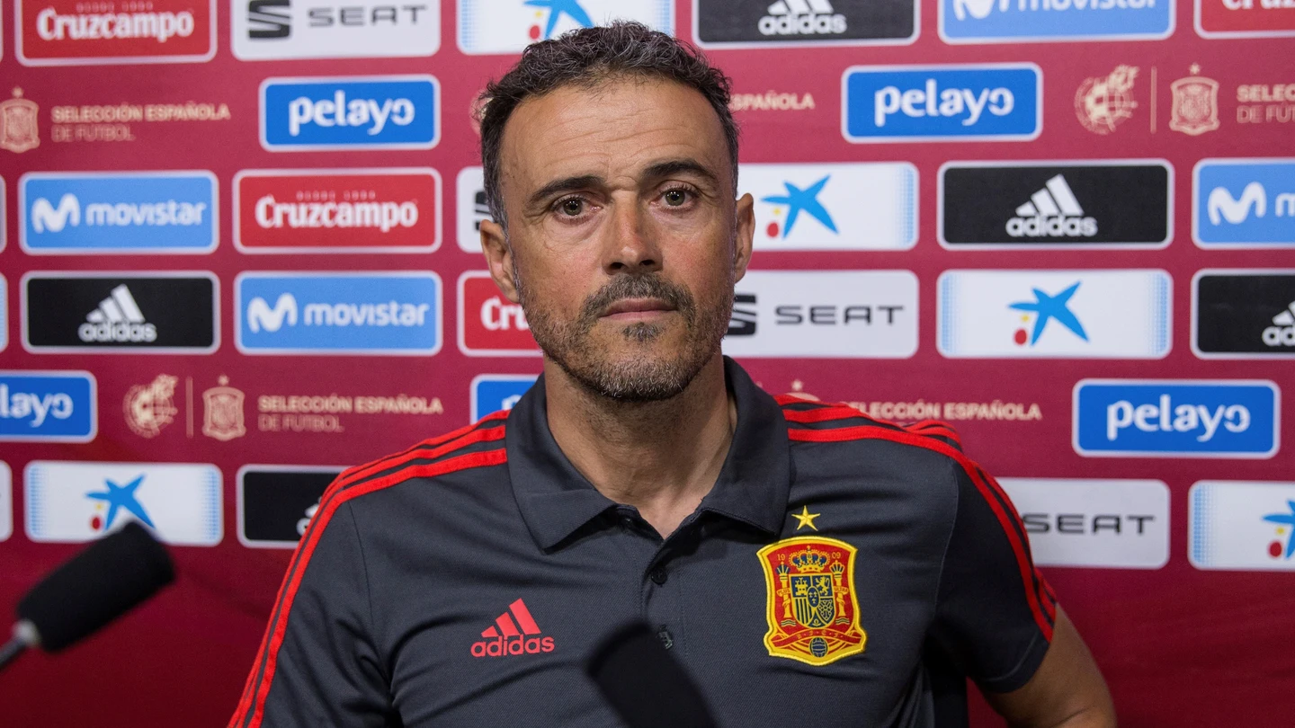 Luis Enrique, en rueda de prensa Luis Enrique, en rueda de prensa