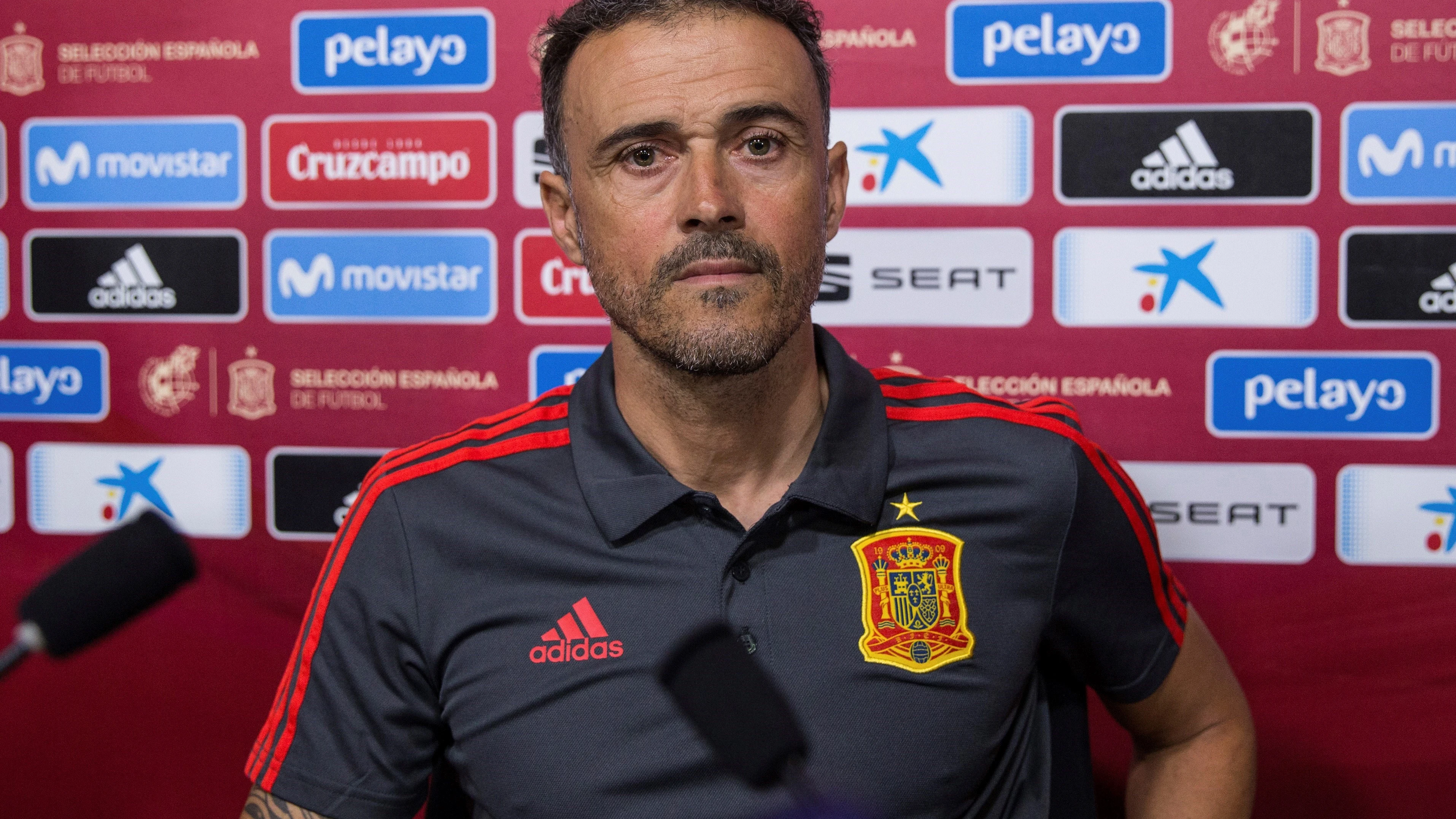 Luis Enrique, en rueda de prensa