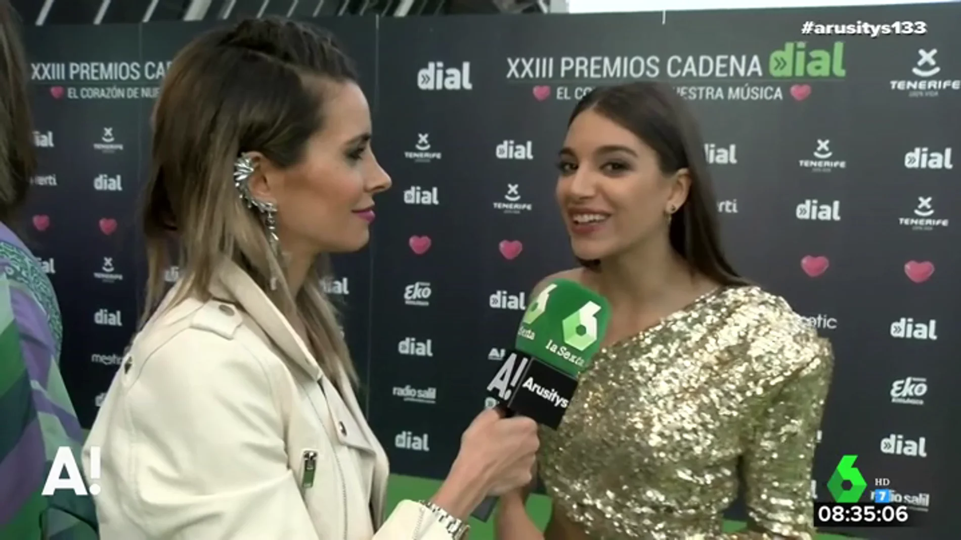 El grito de Ana Guerra en los Premios Cadena Dial: "Qué vivan las mujeres"