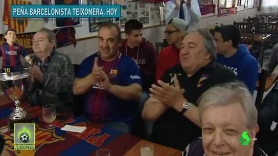 La afición del Barcelona, feliz con el Manchester United: "Chupado, ya tengo una reserva para el Metropolitano" La afición del Barcelona, feliz con el Manchester United: "Chupado, ya tengo una reserva para el Metropolitano"