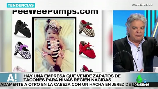 Polémica por una empresa que vende zapatos de tacón para niñas recién nacidas Polémica por una empresa que vende zapatos de tacón para niñas recién nacidas