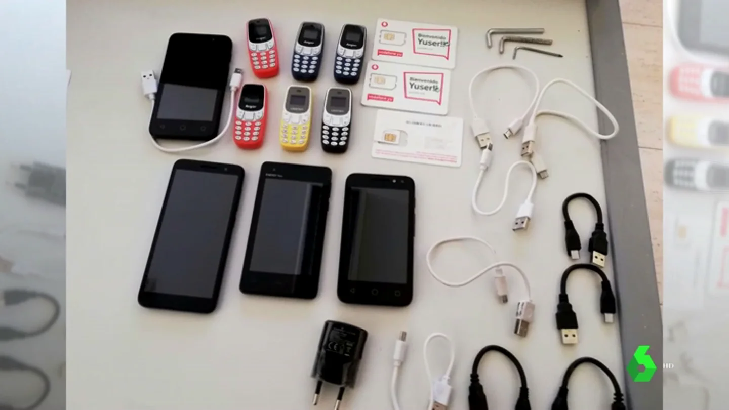 Móviles encontrados en prisión Móviles encontrados en prisión