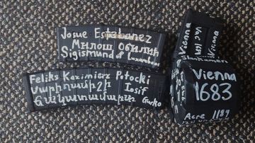 Inscripciones en los cargadores del atacante del atentado de Nueva Zelanda.