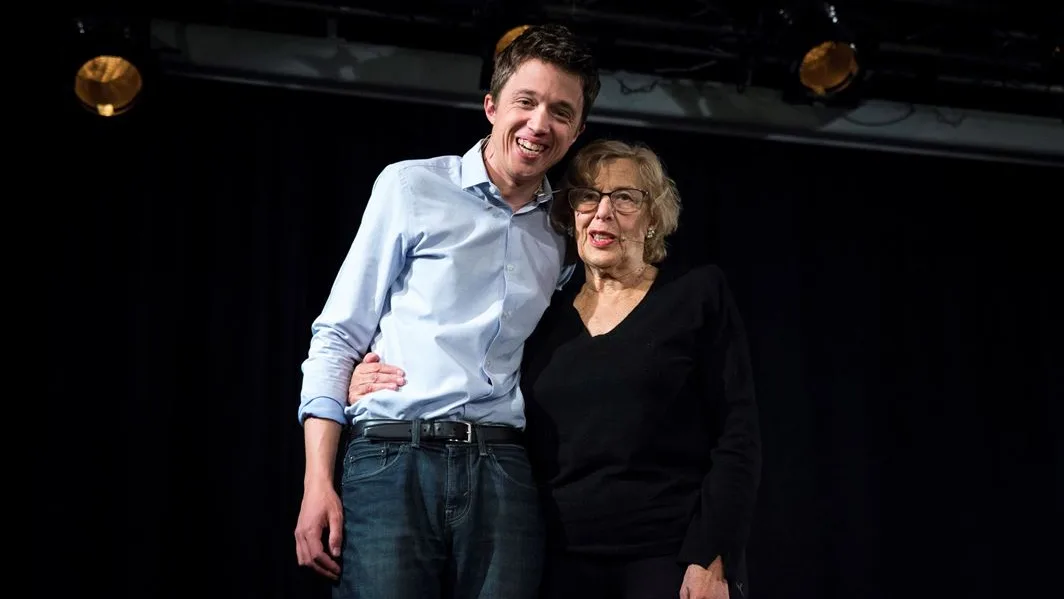 Íñigo Errejón y Manuela Carmena