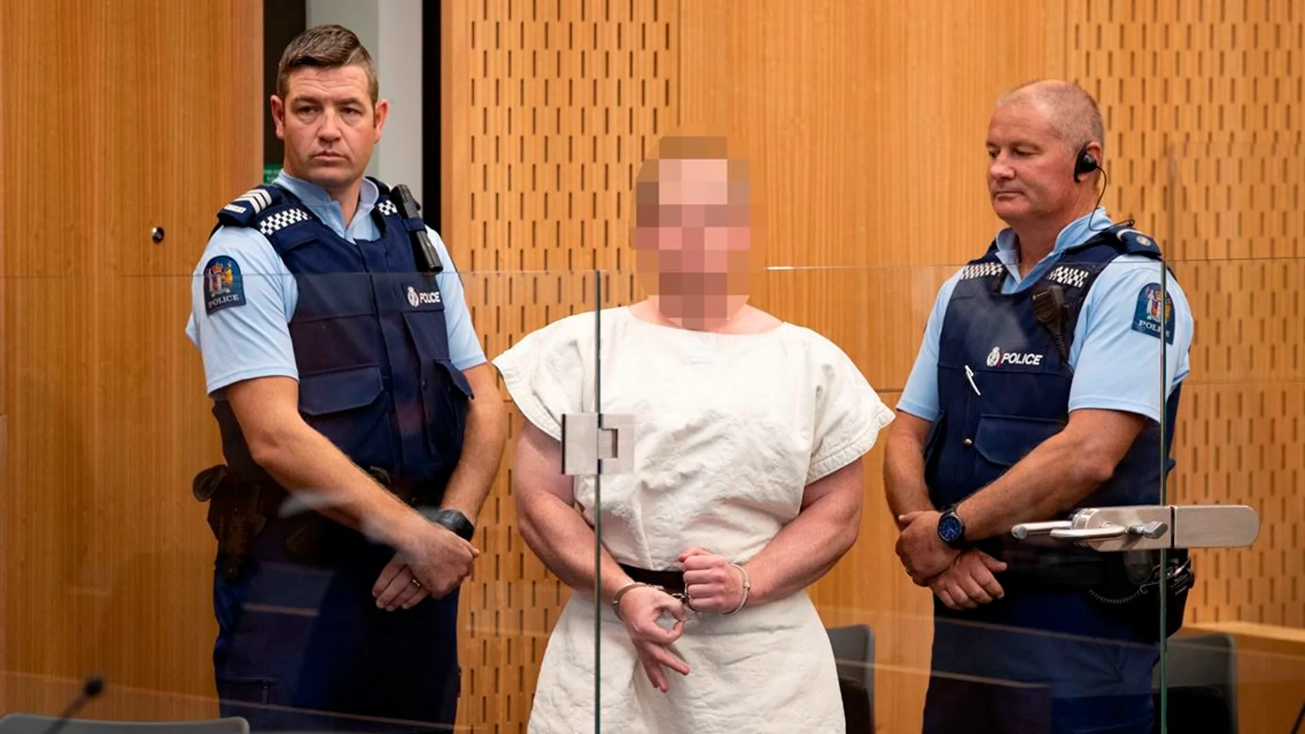 Brenton Harrison Tarrant, acusado de un asesinato durante la matanza en dos mezquitas en Christchurch