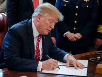 El presidente de los Estados Unidos, Donald Trump El presidente de los Estados Unidos, Donald Trump