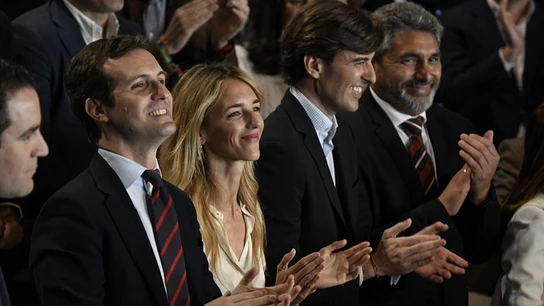 Pablo Casado junto a Cayetana Álvarez de Toledo, Pablo Montesinos y Juan José Cortés Pablo Casado junto a Cayetana Álvarez de Toledo, Pablo Montesinos y Juan José Cortés