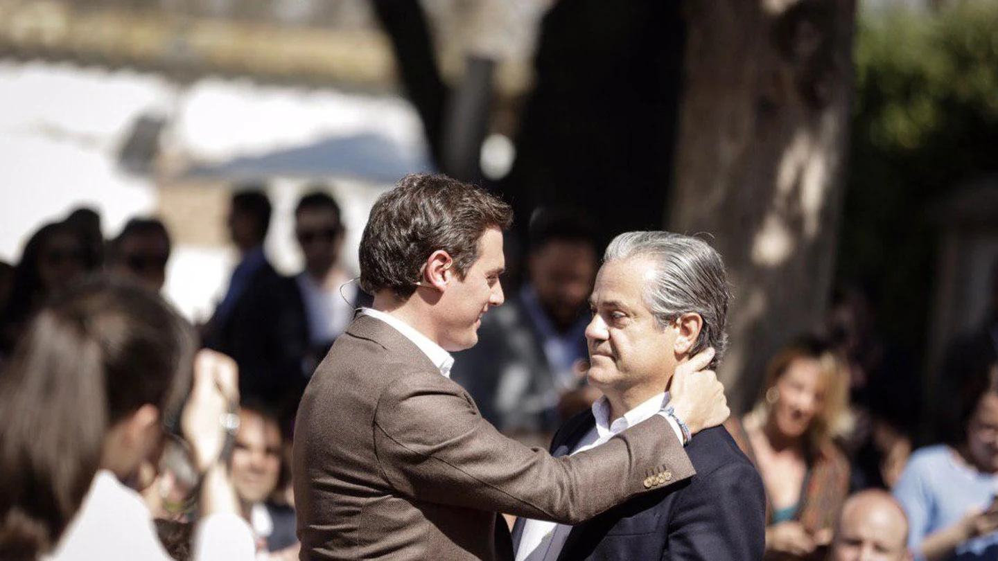 Albert Rivera con Marcos de Quinto Albert Rivera con Marcos de Quinto