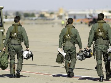 Soldados del Ejército del Aire. Soldados del Ejército del Aire.