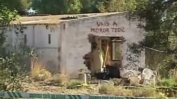 Imagen de la parcela donde vivía la familia de los niños asesinados en Godella