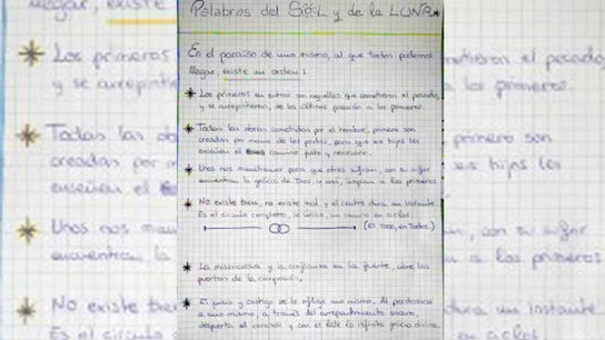 La carta realizada por María Gombau, madre de los menores asesinados La carta realizada por María Gombau, madre de los menores asesinados