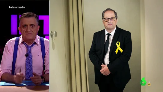 Wyoming da ideas a Torra para "burlar la ley" con los lazos: no ofende ni a los que no son independentistas ni a veganos Wyoming da ideas a Torra para "burlar la ley" con los lazos: no ofende ni a los que no son independentistas ni a veganos